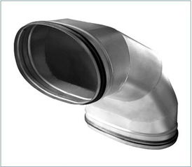 工業管道中的四種常見彎頭 90°彎頭、咬口彎、沖壓彎與蝦米彎及其連接件法蘭